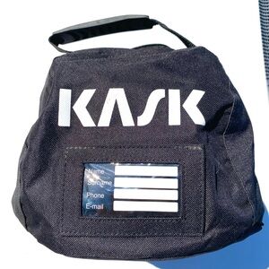 Black KASK Helmet Storage And Carrying Protective Bag Great Condition